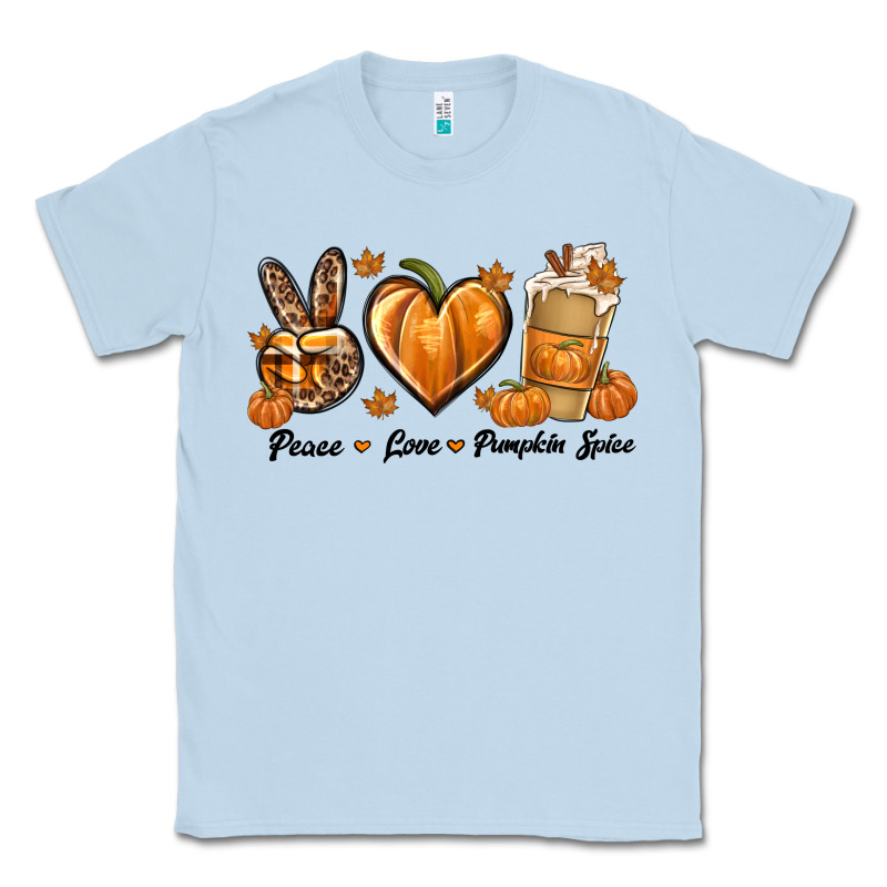 Peace Love Pumpkin Spice Classic Tee by texasbilliewilder | Teevron