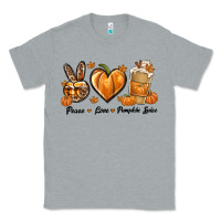 Heather Grey Peace Love Pumpkin Spice Classic Tee - texasbilliewilder