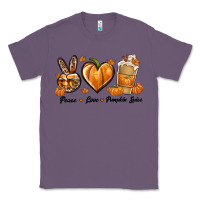 Lavender Peace Love Pumpkin Spice Classic Tee - texasbilliewilder