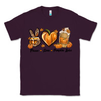 Plum Peace Love Pumpkin Spice Classic Tee - texasbilliewilder