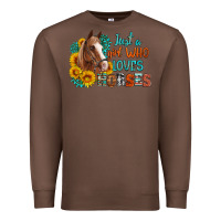 Chestnut just a girl who loves horses Premium Sweatshirt - Artiststas