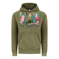 Vintage Olive verry merry nurse Vintage Hoodie - CowGirlArtShop