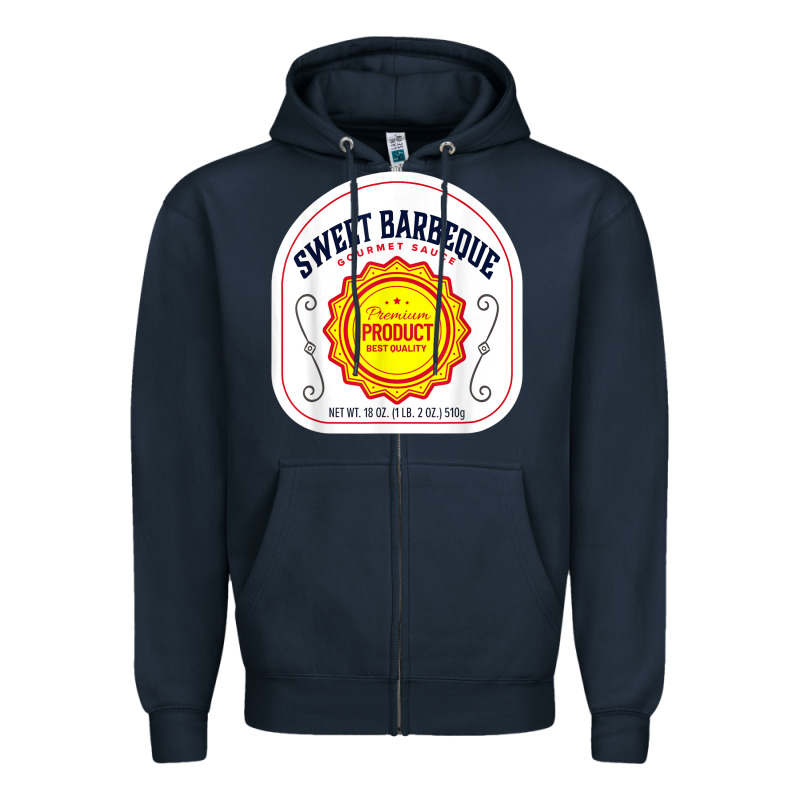 Barbeque Sauce Diy Costume Matching Couples Groups Halloween Zipper Hoodie by minhPixels | Teevron