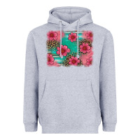 Heather Grey easter spring leopard serape background Heavyweight Hoodie - Artiststas