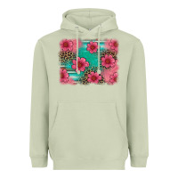 Matcha easter spring leopard serape background Heavyweight Hoodie - Artiststas