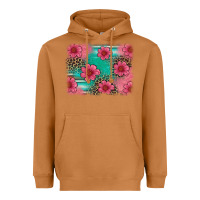 Meerkat easter spring leopard serape background Heavyweight Hoodie - Artiststas