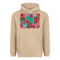 Mushroom easter spring leopard serape background Heavyweight Hoodie - Artiststas