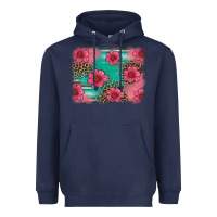 Navy easter spring leopard serape background Heavyweight Hoodie - Artiststas