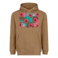 Easter Spring Leopard Serape Background Heavyweight Hoodie | Teevron