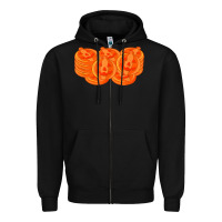 Black halloween pumpkin cookies t shirt Zipper Hoodie - minhPixels
