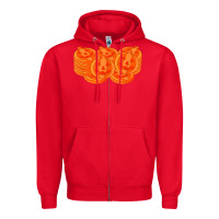 Red halloween pumpkin cookies t shirt Zipper Hoodie - minhPixels