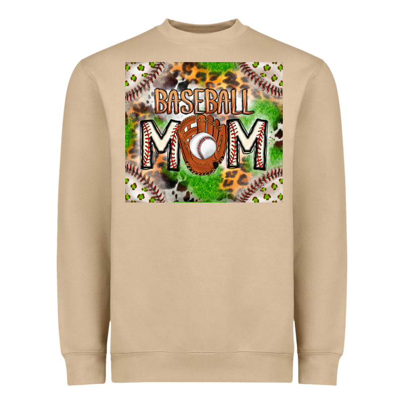Baseball Mom Heavyweight Sweatshirt by CowhideDigitalArt | Teevron
