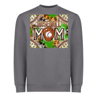 Storm Baseball Mom Heavyweight Sweatshirt - CowhideDigitalArt