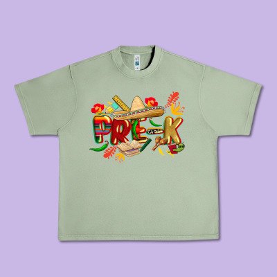 Cinco De Mayo Pre K Urban Heavy Tee Designed By Cowgirlartshop