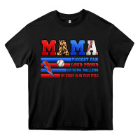 Black baseball mama Heavy Core Tee - Artiststas