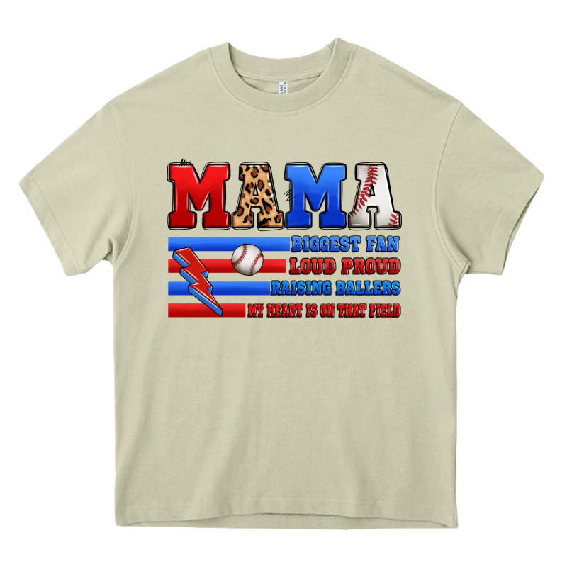 Baseball Mama Heavy Core Tee by Artiststas | Teevron