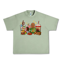 Oil Green Christmas coffee cups with Poodle Urban Heavy Tee - RanaPortraitStore