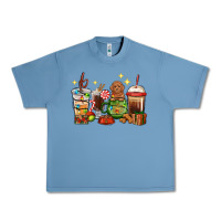 Pebble Blue Christmas coffee cups with Poodle Urban Heavy Tee - RanaPortraitStore