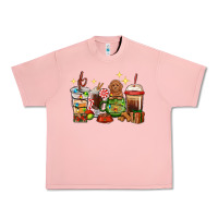 Salmon Christmas coffee cups with Poodle Urban Heavy Tee - RanaPortraitStore
