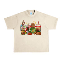 Sandshell Christmas coffee cups with Poodle Urban Heavy Tee - RanaPortraitStore