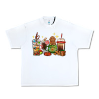 White Christmas coffee cups with Poodle Urban Heavy Tee - RanaPortraitStore