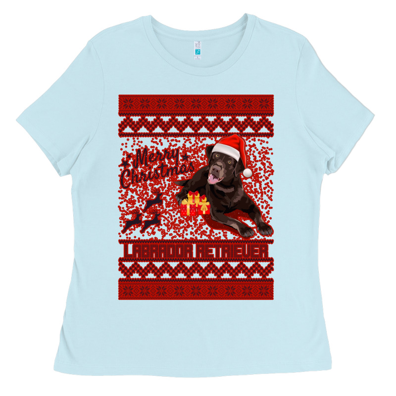 Merry Christmas Labrador Retriever Ladies Tee by Bettercallsaul | Teevron