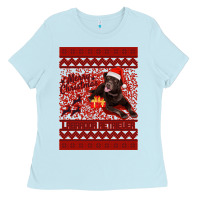 Baby Blue Merry Christmas Labrador Retriever Ladies Tee - Bettercallsaul