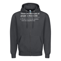 Smoke Two Types of People Can Extrapolate Incomplete Data Gift Zipper Hoodie - minhPixels