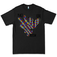 Black Peace Love Autism Premium Tee - Bettercallsaul