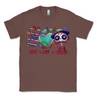 Chestnut Peace love dia de los muertos Classic Tee - NancyCooperArtShop