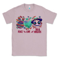 Lilac Peace love dia de los muertos Classic Tee - NancyCooperArtShop