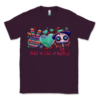 Plum Peace love dia de los muertos Classic Tee - NancyCooperArtShop