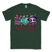 Sports Green Peace love dia de los muertos Classic Tee - NancyCooperArtShop