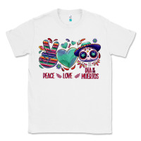 White Peace love dia de los muertos Classic Tee - NancyCooperArtShop