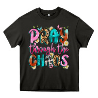Asphalt pray through the chaos Heavy Core Tee - Artiststas