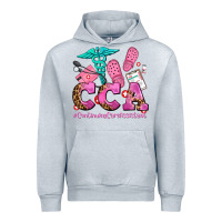 Heather Grey cca  continuing care assistant with crocs Urban Hoodie - AdoDesignShop