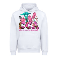 White cca  continuing care assistant with crocs Urban Hoodie - AdoDesignShop