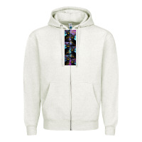 Oatmeal Heather Black Cat Halloween Zipper Hoodie - LillyAllenDesigns