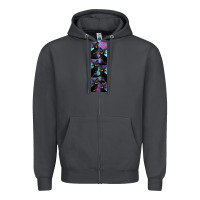 Smoke Black Cat Halloween Zipper Hoodie - LillyAllenDesigns
