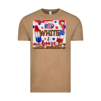 Vintage Coffee red white and booze Vintage Tee - TumblerDesignByShophia