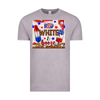 Vintage Zinc red white and booze Vintage Tee - TumblerDesignByShophia