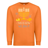 This Is How We Jew It Funny Jewish Ugly Hanukkah Christmas Premium Sweatshirt | Teevron