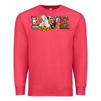 Cardinal love goats serape cowhide leopard goat family Premium Sweatshirt - Artiststas