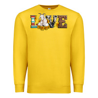 Lemon love goats serape cowhide leopard goat family Premium Sweatshirt - Artiststas