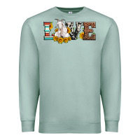 Seafoam love goats serape cowhide leopard goat family Premium Sweatshirt - Artiststas