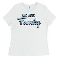 White We Are Family Ladies Tee - Bettercallsaul