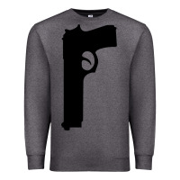 Charcoal Heather THE SOPRANOS GUN Premium Sweatshirt - minhPixels