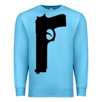 Ocean Blue THE SOPRANOS GUN Premium Sweatshirt - minhPixels