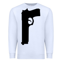 White THE SOPRANOS GUN Premium Sweatshirt - minhPixels