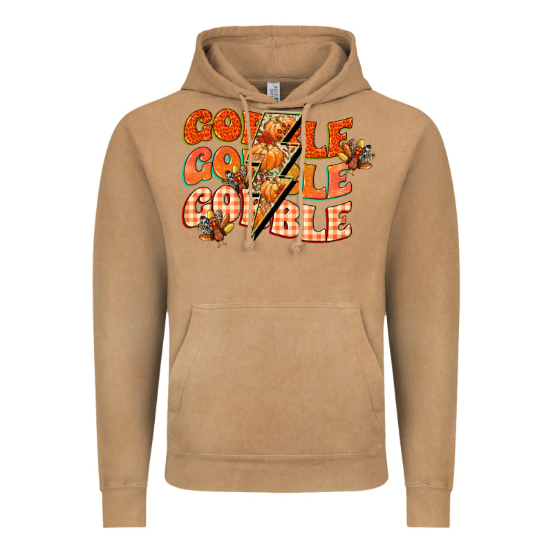 Gobble Gobble Gobble Vintage Hoodie by CowGirlArtShop | Teevron